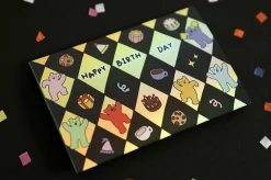 Jelly Bear Hologram Folding Card