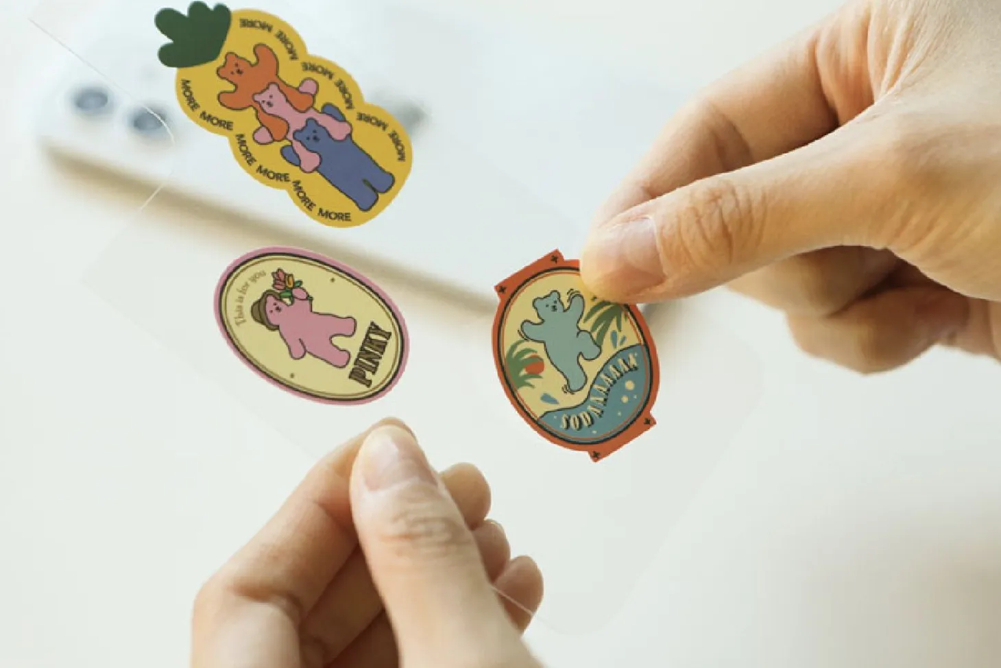 Jelly Bear Phone Deco Sticker v2