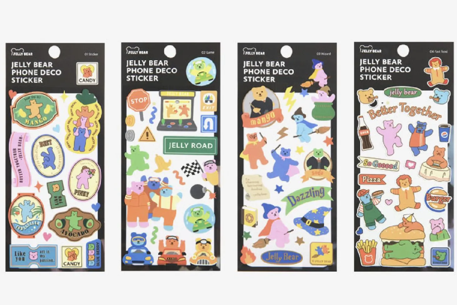 Jelly Bear Phone Deco Sticker v2