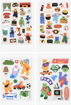 Jelly Bear Removable Sticker