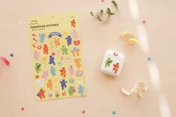Jelly Bear Removable Sticker
