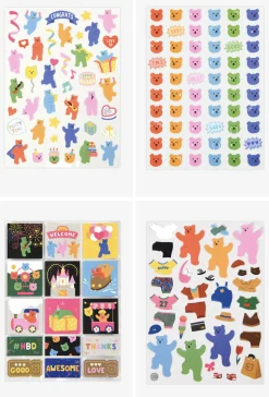 Jelly Bear Removable Sticker