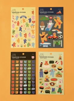 Jelly Bear Removable Sticker