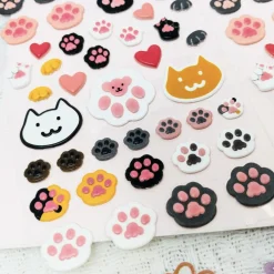 Jelly Cat Paw Puffy Sticker