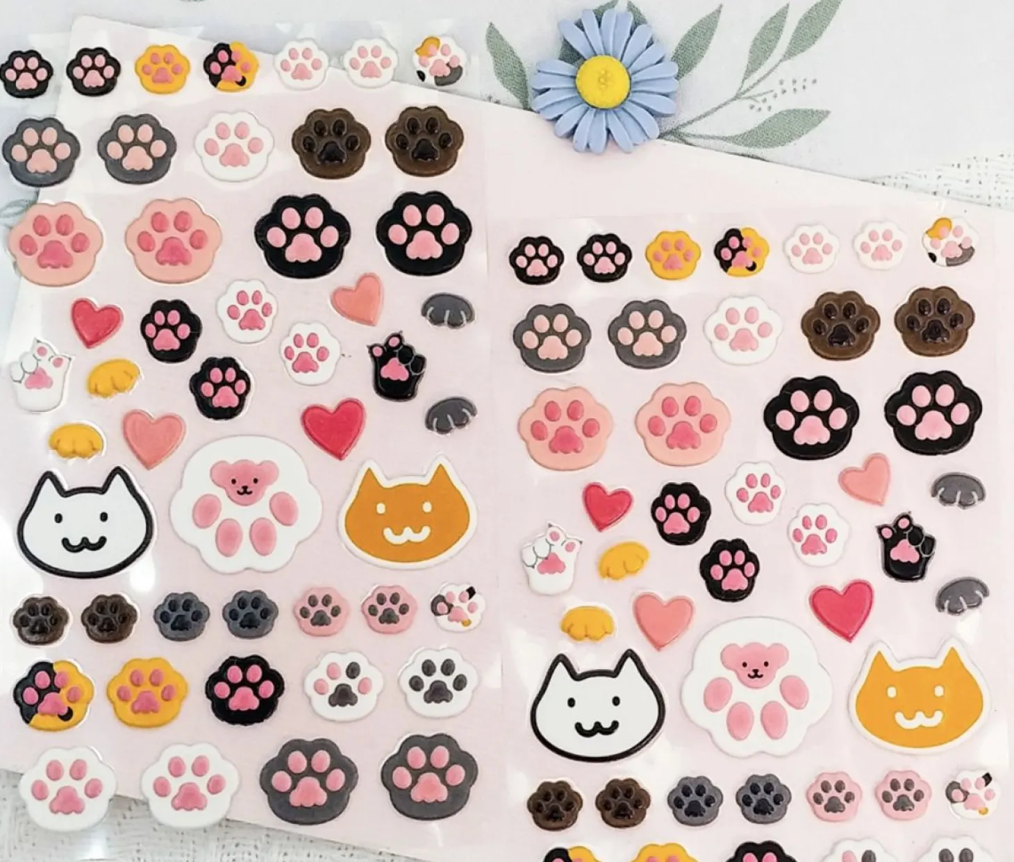 Jelly Cat Paw Puffy Sticker