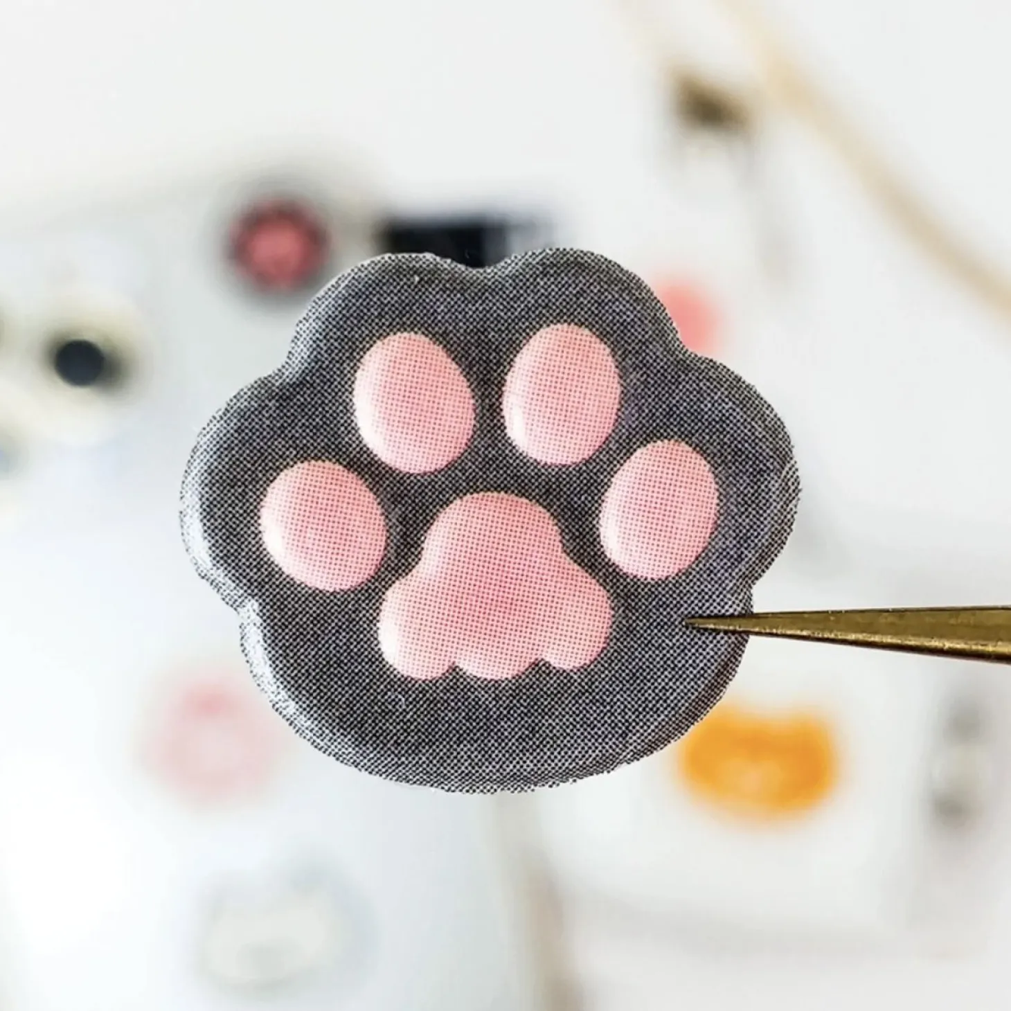 Jelly Cat Paw Puffy Sticker