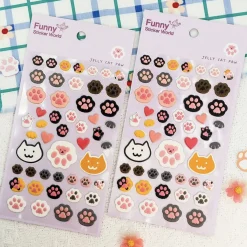 Jelly Cat Paw Puffy Sticker