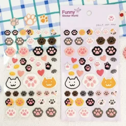 Jelly Cat Paw Puffy Sticker