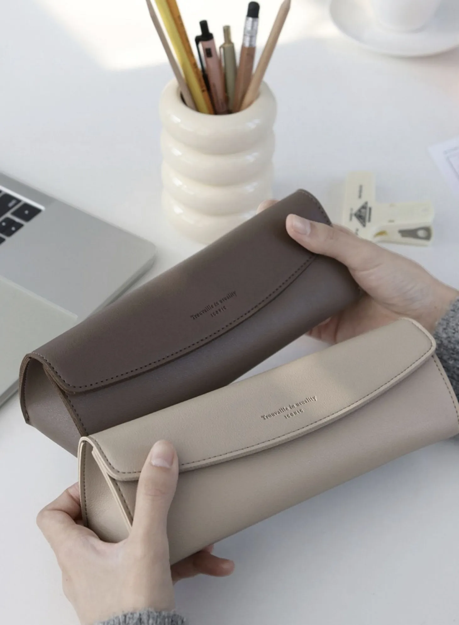 Journey Vegan Leather Pen Pouch