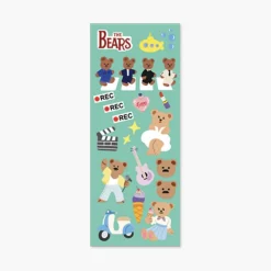 Juicy Bear Removable Slim Sticker v1