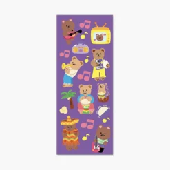 Juicy Bear Removable Slim Sticker v1