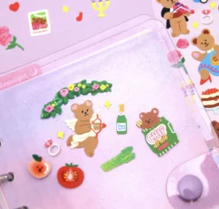 Juicy Bear Removable Slim Sticker v1