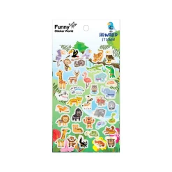 Jungle Animal Reward Paper Sticker
