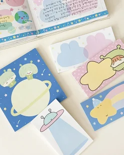 Kawaii Alien Mini Memo Pad