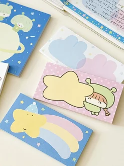 Kawaii Alien Mini Memo Pad