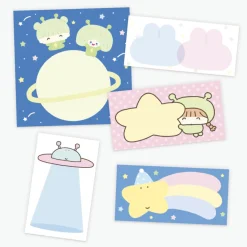 Kawaii Alien Mini Memo Pad