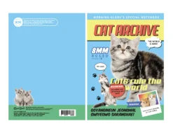 Kawaii Cat & Puppy Lined Notebook