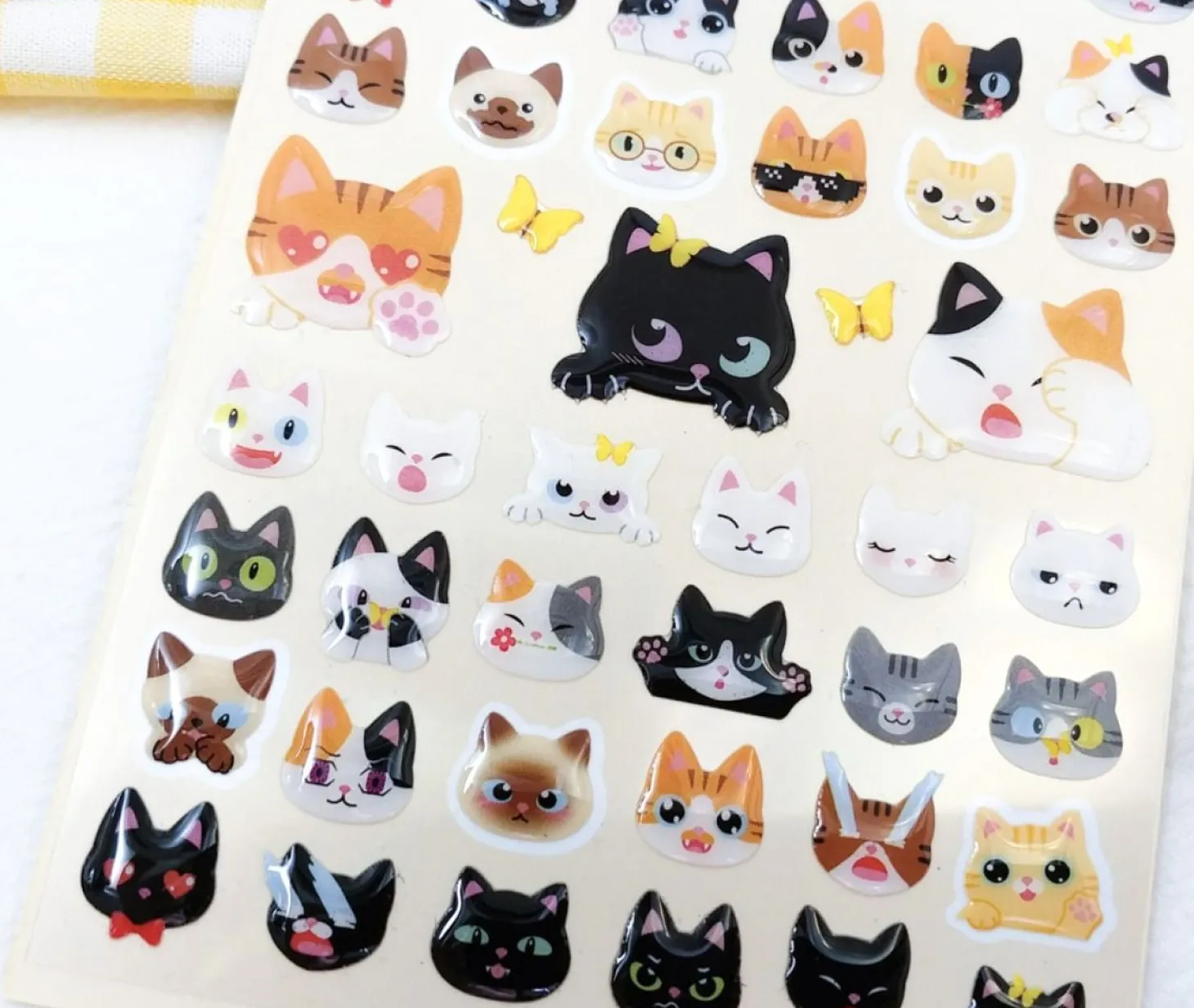 Kawaii Cats Emoji Sticker