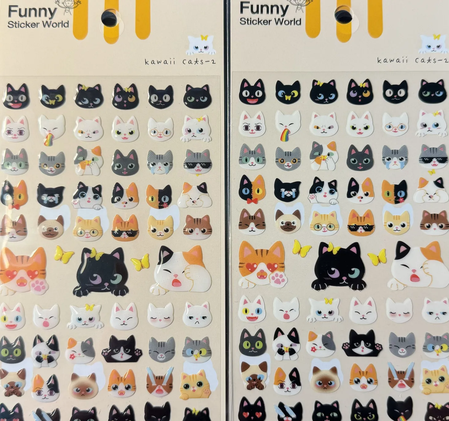 Kawaii Cats Emoji Sticker