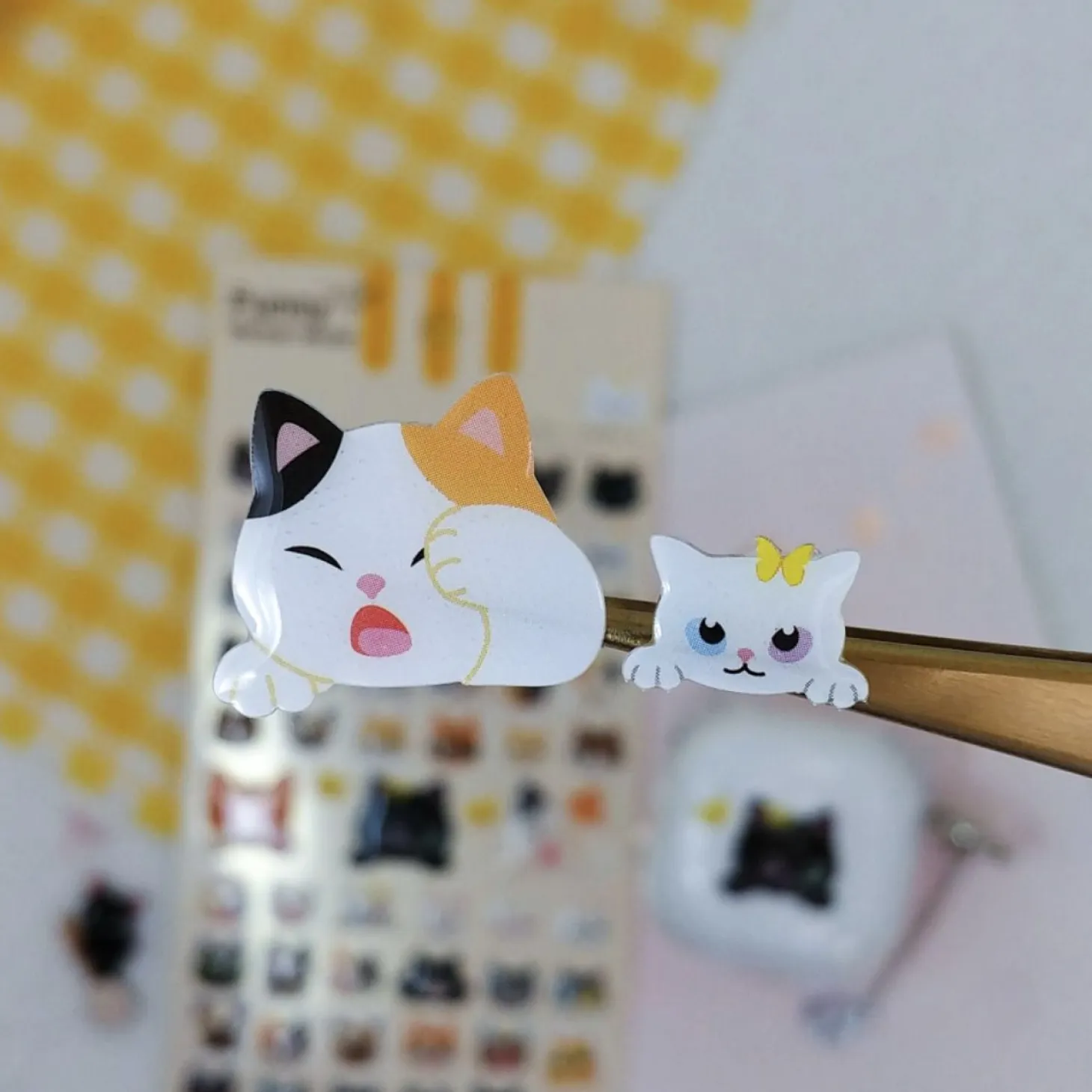 Kawaii Cats Emoji Sticker