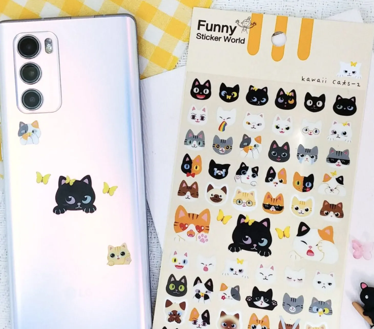 Kawaii Cats Emoji Sticker