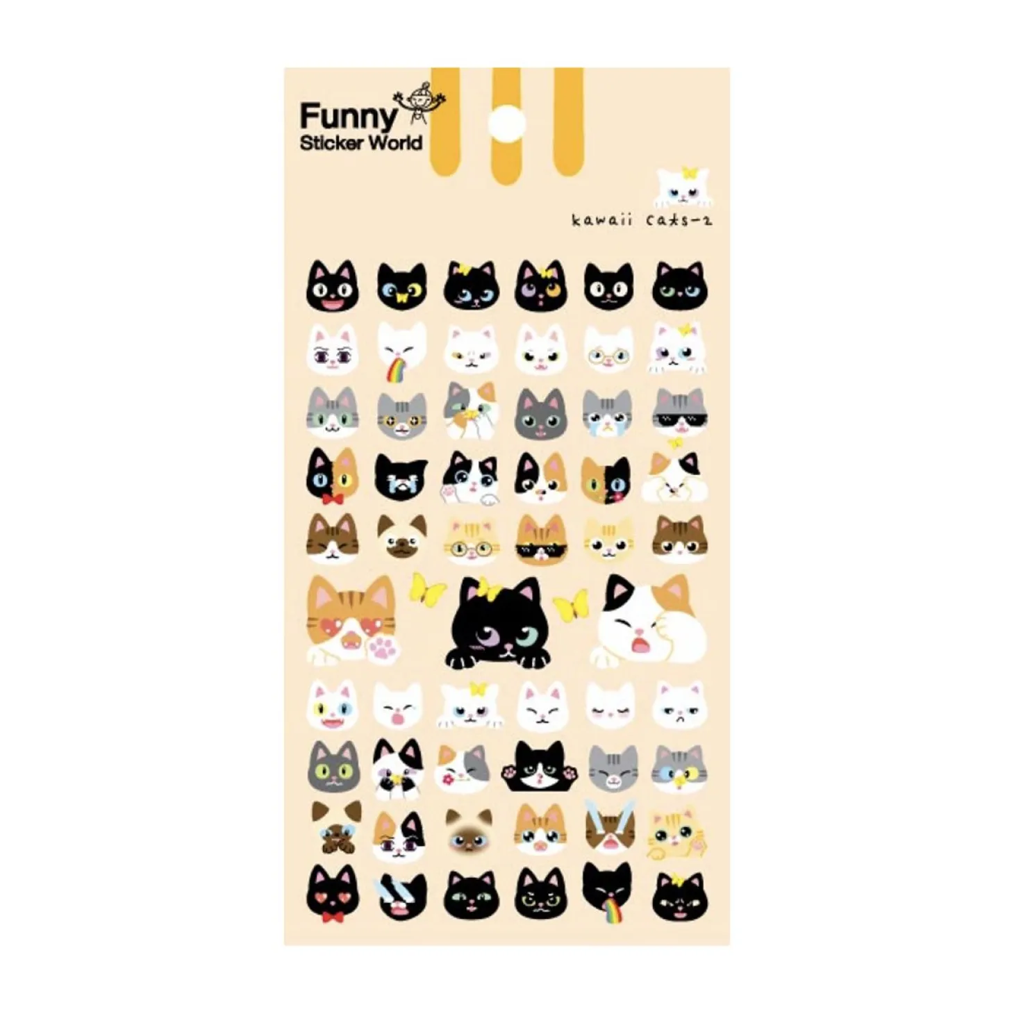 Kawaii Cats Emoji Sticker