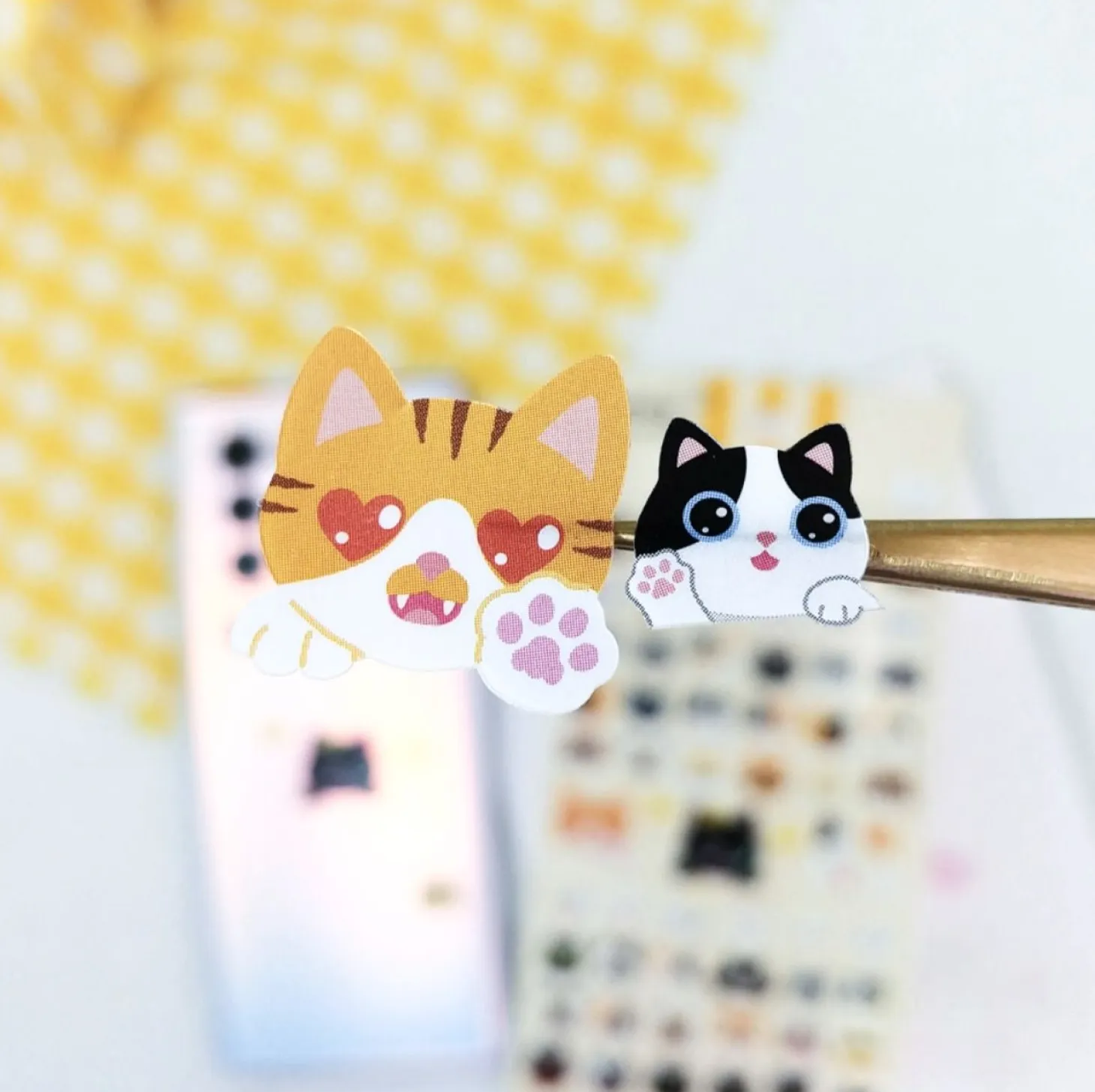 Kawaii Cats Emoji Sticker