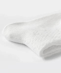 Knit Mesh Knee-high Women Socks