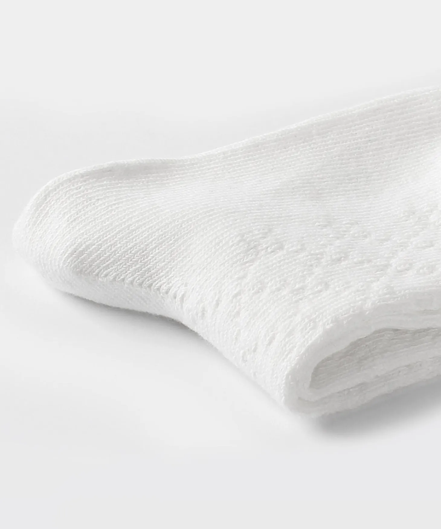 Knit Mesh Knee-high Women Socks