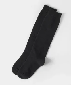 Knit Mesh Knee-high Women Socks