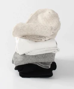 Knit Mesh Knee-high Women Socks