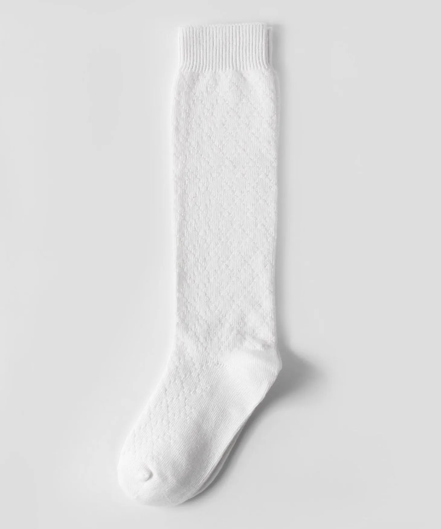 Knit Mesh Knee-high Women Socks