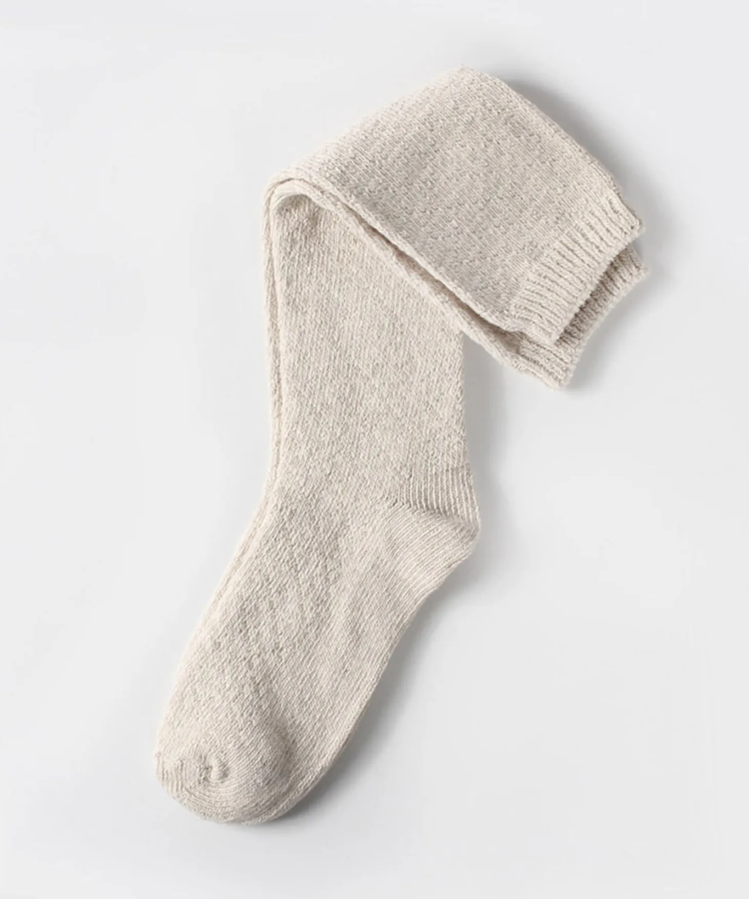 Knit Mesh Knee-high Women Socks