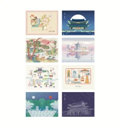 Korean Heritage Art Postcard