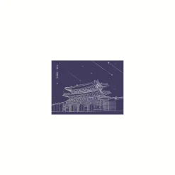 Korean Heritage Art Postcard