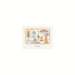 Korean Heritage Art Postcard