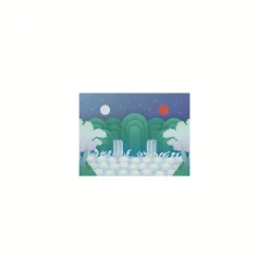Korean Heritage Art Postcard