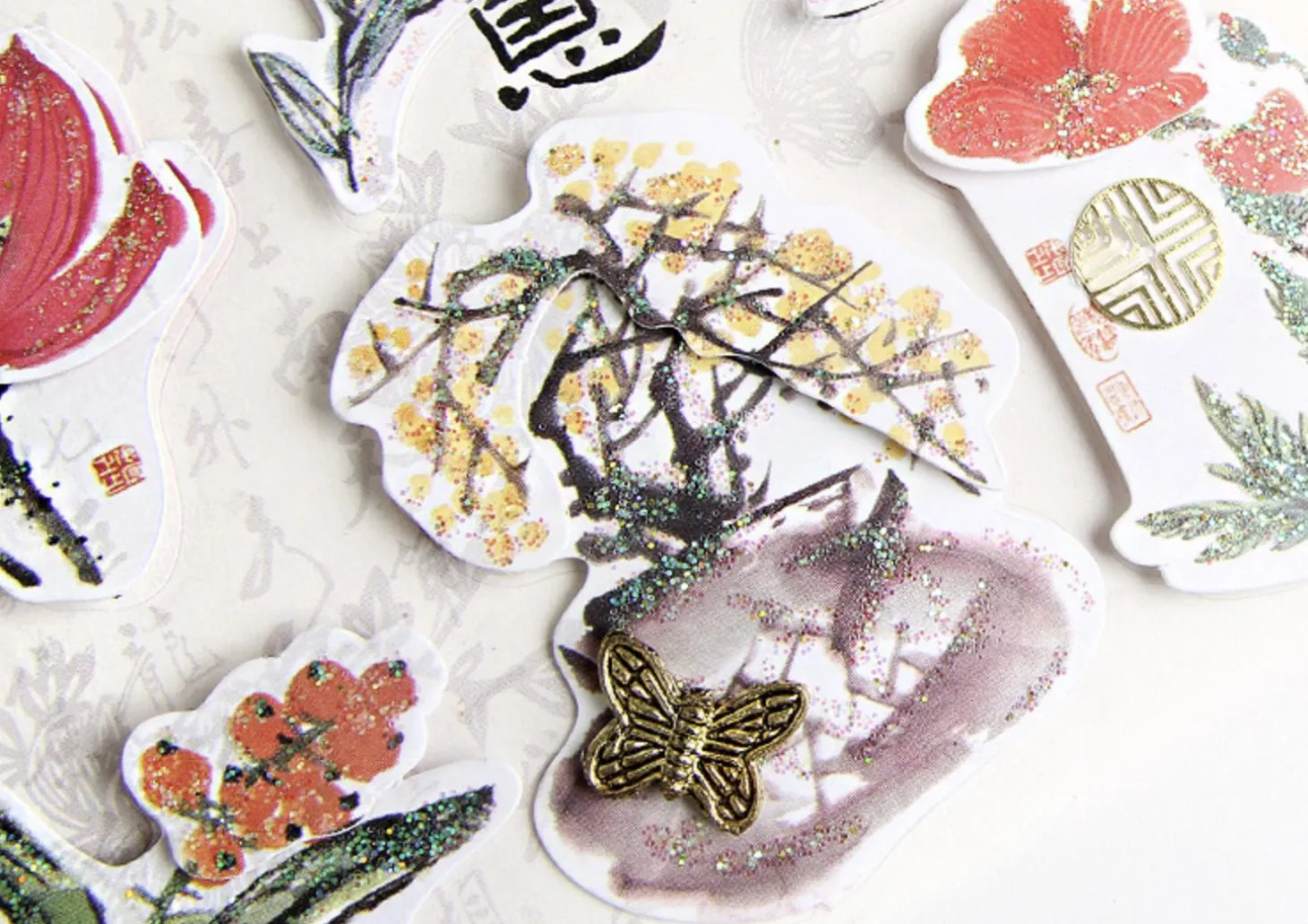 Korean Traditional 3D Deco Sticker