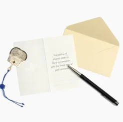 Korean Traditional Gold Bookmark & Card