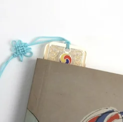 Korean Traditional Gold Bookmark & Card