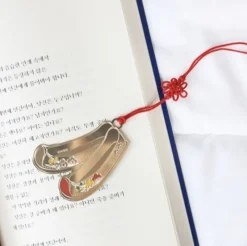 Korean Traditional Gold Bookmark & Card