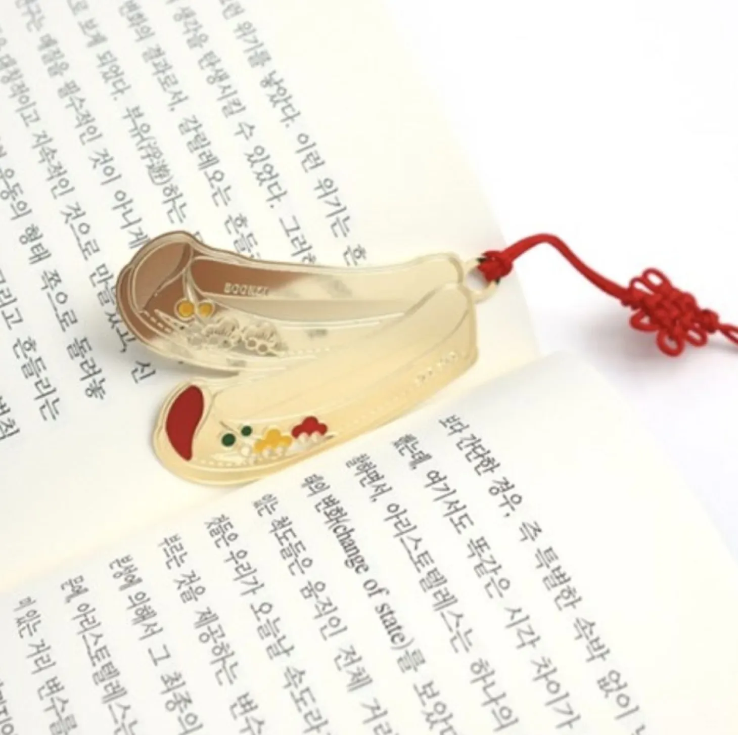 Korean Traditional Gold Bookmark & Card