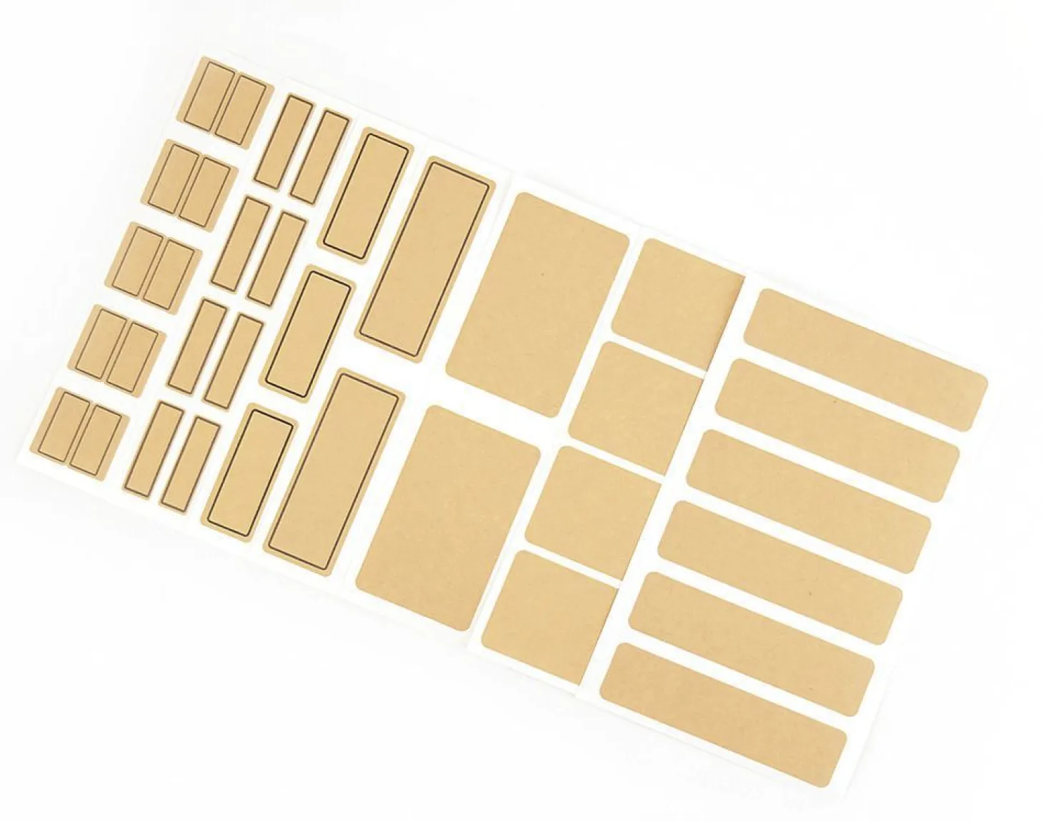 Kraft Label Sticker Set