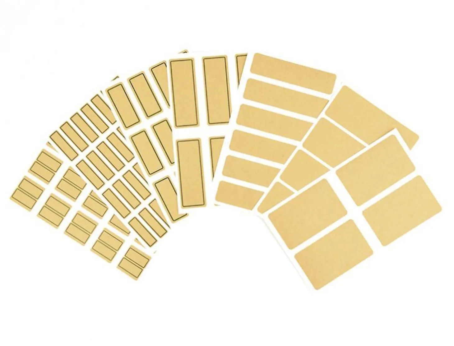 Kraft Label Sticker Set