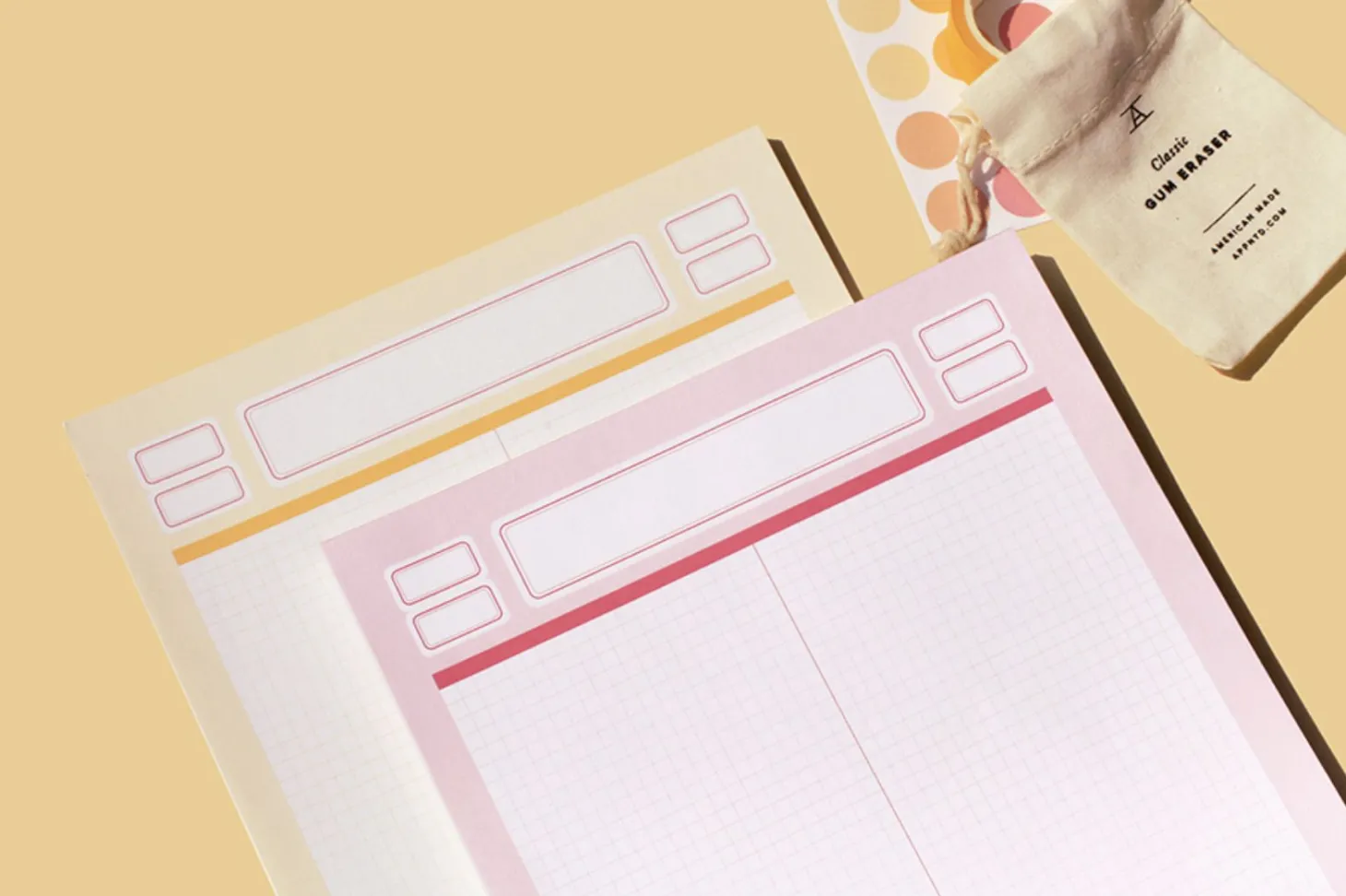Label B5 Grid Notepad v1