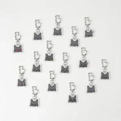 Lana Cat Emoji Acrylic Key Ring