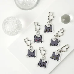 Lana Cat Emoji Acrylic Key Ring