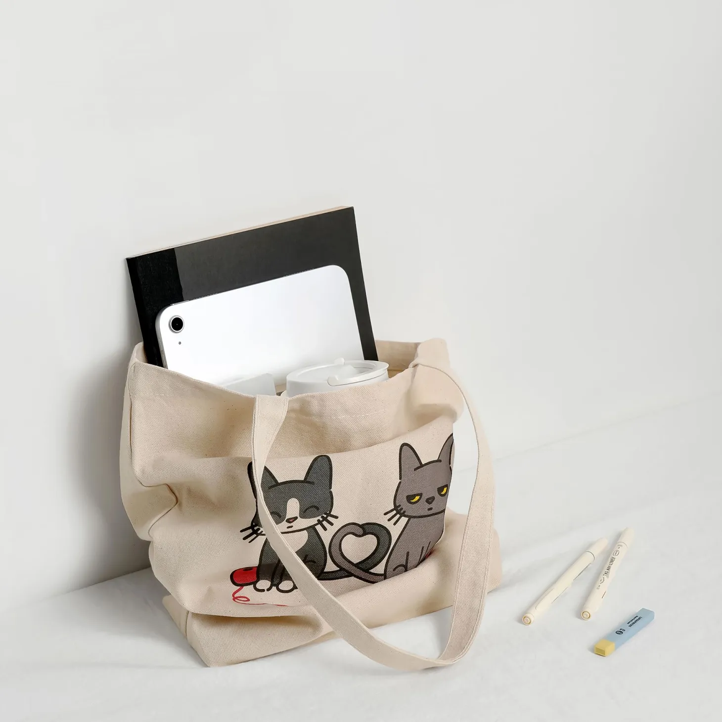 Lana Cat Love Tote Bag