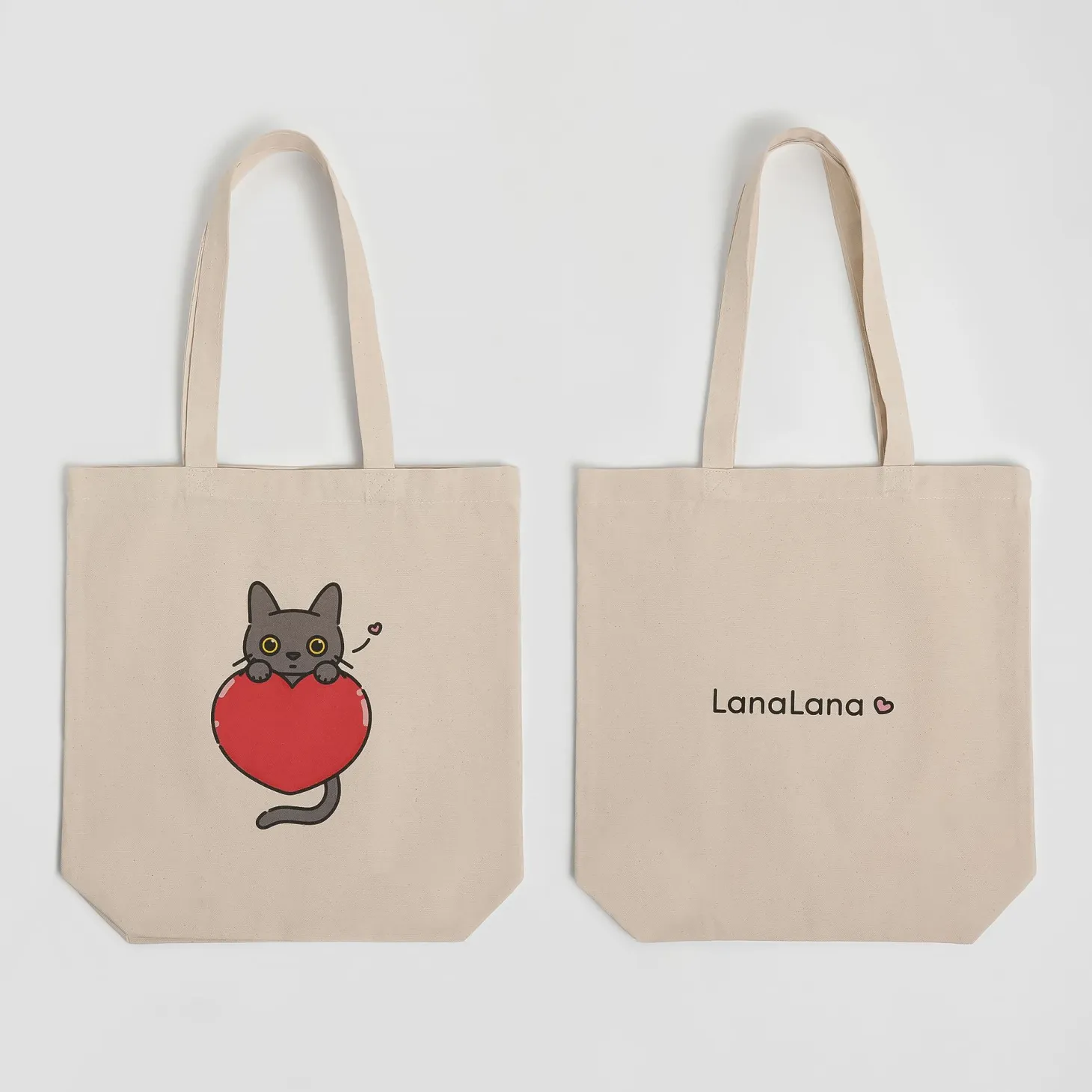Lana Cat Love Tote Bag