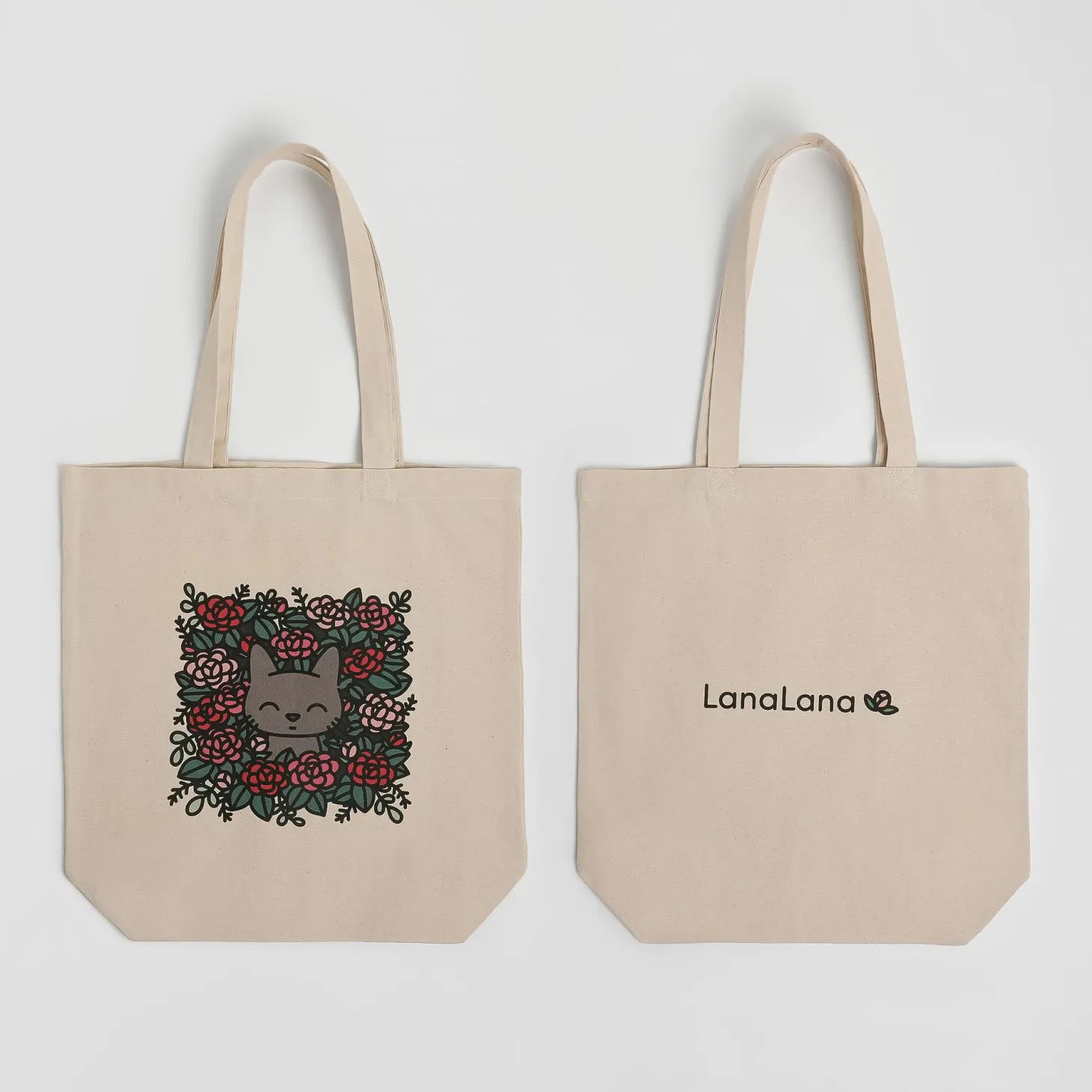 Lana Cat Love Tote Bag
